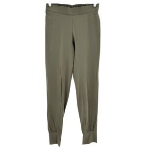 Nike Women's Active Sport Pull-on Stretch Green Lightweight Nylon Pants Sz Small